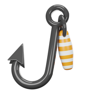 Icon of a fishing hook